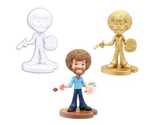 Bob Ross Toonies 6.5 Inch Vinyl Figure Collectible Set Of 3