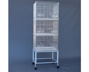 Breeding Bird Cages on Stand for Canary Parakeet Budgie Cockatiel