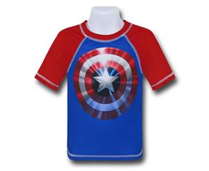 Captain America Kids Rashguard