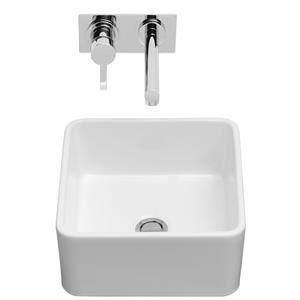 Caroma Cube 320 White Above Counter Vanity Basin