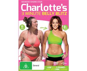 Charlotte Crosbys 3 Minute Belly Blitz DVD Region 4