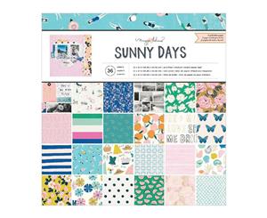 Crate Paper - Maggie Holmes Sunny Days - Single-Sided Paper Pad 12X12in 36 per pack