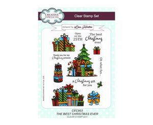 Creative Expressions - Clear Stamp Set - The Best Christmas Ever A5