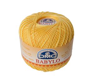 DMC Babylo 10 Crochet Cotton 50g Ball 743 Golden Yellow