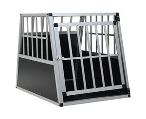 Dog Cage with Single Door Aluminium Pet Crate for Indoor and Truck