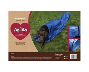 Easy Assemble Dog Pet Agility Tunnel Fun Exercise.5 metres long x 60cm Diameter