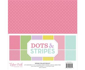 Echo Park Double-Sided Collection Pack 12in x 12in 12 pack Dots/Stripes Spring