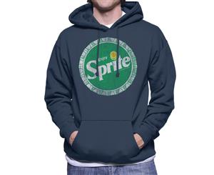 Enjoy Sprite International Logo Bottlecap Men's Hooded Sweatshirt - Navy Blue