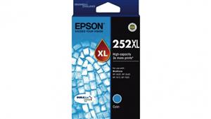 Epson 252XL High Capacity DURABrite Ultra Ink Cartridge - Cyan