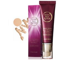 Etude House Total Age Repair Wrinkle Reduce Royal BB Cream #1 Light Beige SPF45 PA+++ 50ml T.A.R Anti-Ageing Foundation