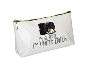 FMG Long Cosmetics Make Up Bag I'm Not Perfect