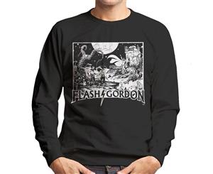 Flash Gordon Princess Aura Face Off Men's Sweatshirt - Black