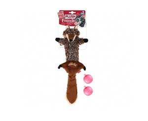 Gigwi Plush Friends Wolf Skin Squeaker Small