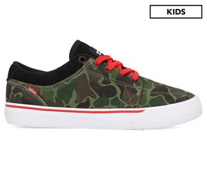 Globe Boys' GS-Kids Skate Shoes - Green Camo