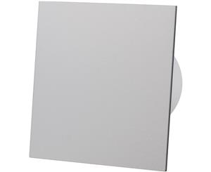 Grey Acrylic Glass Front Panel 100mm Motion Sensor Extractor Fan for Wall Ceiling Ventilation
