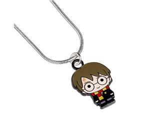 Harry Potter Silver Plated Chibi Harry Necklace (Multicoloured) - TA3677