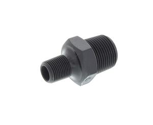 Hex Nipple 20 x 10mm Reducing BSP Plumbing Irrigation Poly Fitting Water Hansen