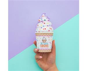 Hundreds & Thousands Ice Cream Cone Socks