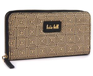 Kate Hill Dan Continental Wallet - Black