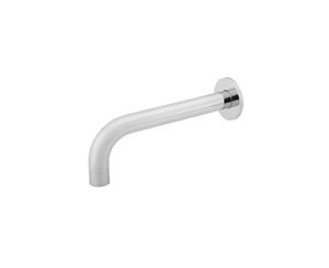 MEIR Round Curved Chrome Wall Spout (MS05-C)