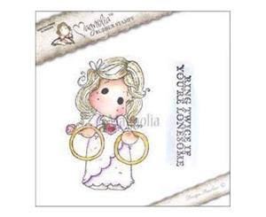 Magnolia - Lovely Duo's Cling Stamp 6.5In. X4in. Package - Lovely Ring Twice Tilda