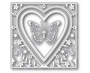 Memory Box Dies - Butterfly Heart Frame