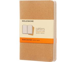 Moleskine Cahier Ruled Journal (Kraft Brown) - PF3099