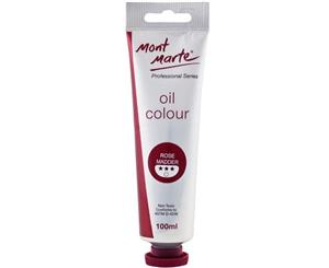 Mont Marte Oil Paint 100ml Tube - Rose Madder