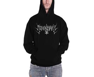 Moonspell Hoodie Band Logo Official Mens Pullover - Black