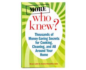 More Who Knew by Bruce Lubin & Jeanne Bossolina Lubin