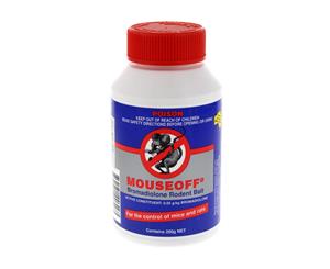 Mouseoff Bromadiolone Rodent Bait 200g Bromadiolone 0.05g/kg Kills Rats Mice