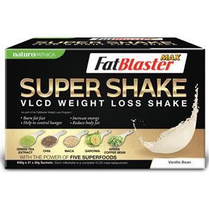 Naturopathica FatBlaster VLCD SuperShake Vanilla 21 x 30g Sachets Exclusive Size