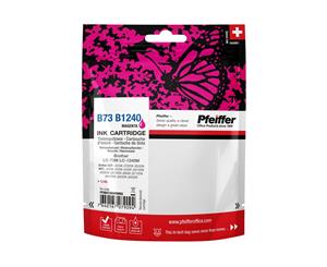 Pfeiffer Ink Cartridge Compatible With Brother Lc-1240m / Lc-73m Magenta (Reman)