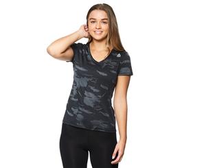 Reebok Women's OSR Jacquard Tee / T-Shirt / Tshirt - Black