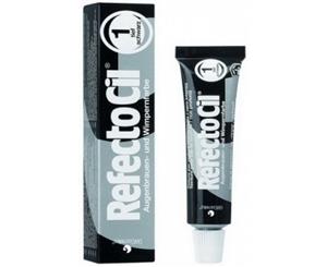 Refectocil Tint 1 Black Eyelash Lash Eyebrow Brow Tinting Colour Dye Eyes