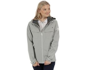 Regatta Womens/Ladies Jakeisha Light Breathable Waterproof Coat Jacket - Light Steel