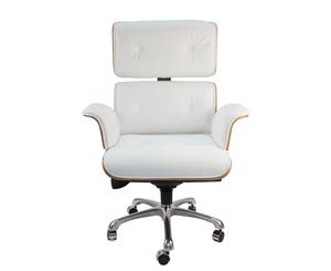 Replica Eames High Back Executive Desk / Office Chair - White