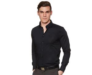 Roberto Cavalli Men's Slim Fit Dress Shirt - Black