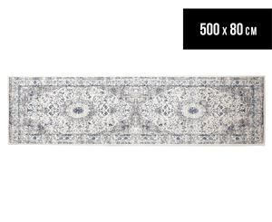 Rug Culture 500x80cm Marrakesh Runner Rug - Bone White