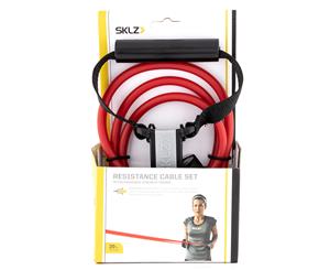 SKLZ Resistance Medium 9.07kg Cable Set - Red