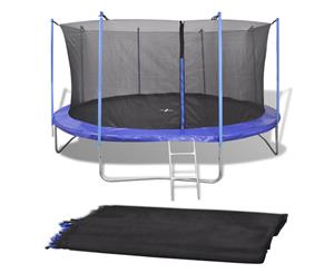 Safety Net PE Black for 3.05m Round Trampoline Security Enclosure Mesh