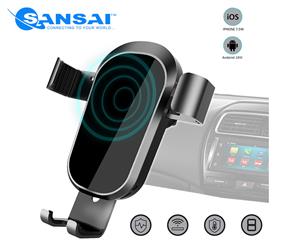 Sansai Wireless Car Charger & Mount Holder for iPhone X XS 8 Plus & Samsung