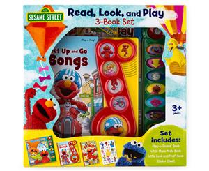 Sesame Street Read Look & Play 3-Book Set