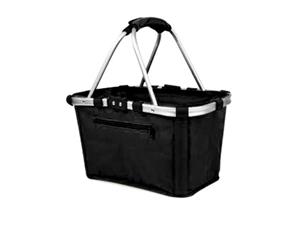 Shop & Go Carry Basket Double Handle Black