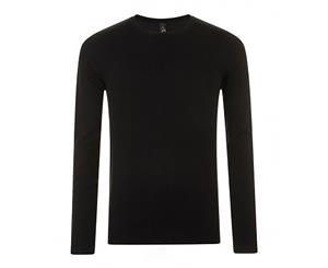 Sols Mens Ginger Crew Neck Sweater (Black) - PC2831