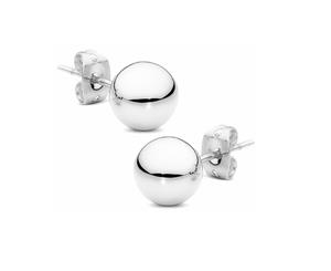 Sterling Silver Ball Earrings