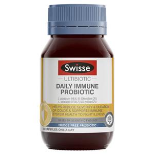 Swisse Ultibiotic Daily Immune Probiotic 30 Capsules