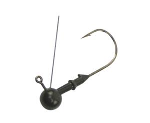 Vike 1/16 oz Weedless Round Jig Head with a Size 2/0 Hook Tungsten - Qty 4/pack