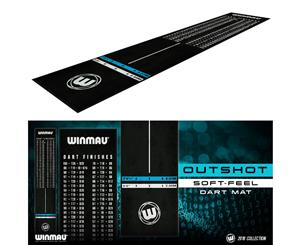 WINMAU Outshot Dart Mat Practice Zone Score Non Slip Protective Tournament Oche