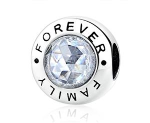 Women's 925 Silver Gemstone Charm - One Size - PAS378